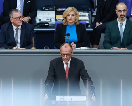 National Liberty ‘At Risk’ States the Chancellor as He Cautions Against ‘Dictated Peace’ in the Eastern European Nation