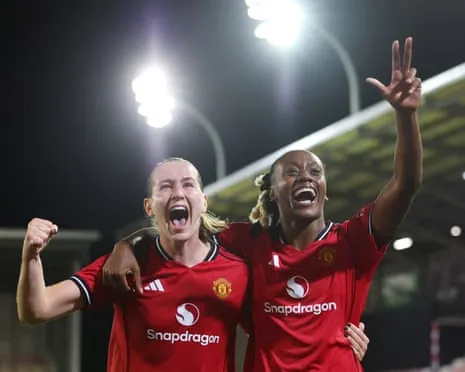 E. Terland Treble Sends Manchester United Into Women's UCL Group Stage