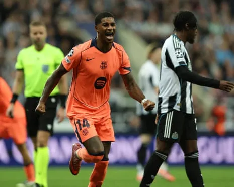 Rashford's Double Silences The Magpies' Party and Seals Barça's Victory