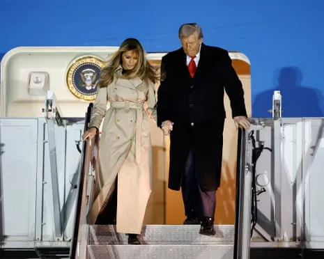 Donald Trump Preparing to Meet the King while Protesters Convene in Windsor and London