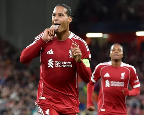 Virgil van Dijk nods last-gasp winner in clash with Spanish giants